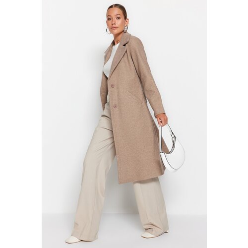 Trendyol Coat - Brown - Basic Slike