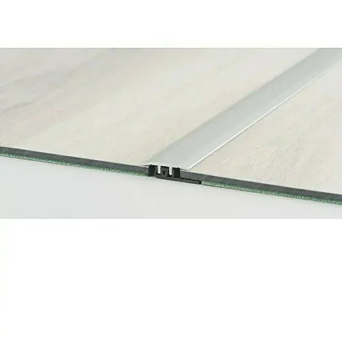 LOGOCLIC prijelazni profil (srebrne boje, 2,7 m x 27 mm, vrsta montaže: uticanje)