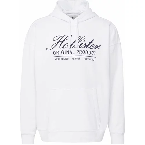 Hollister Sweater majica 'APAC EXCLUSIVE' crna / bijela
