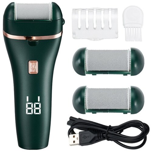INF USB polnljiv električni pilnik za pete z LED in 3 hitrostmi Green, (5000283916) Cene