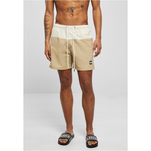 UC Men Block Swim Shorts union beige/softseagrass Slike