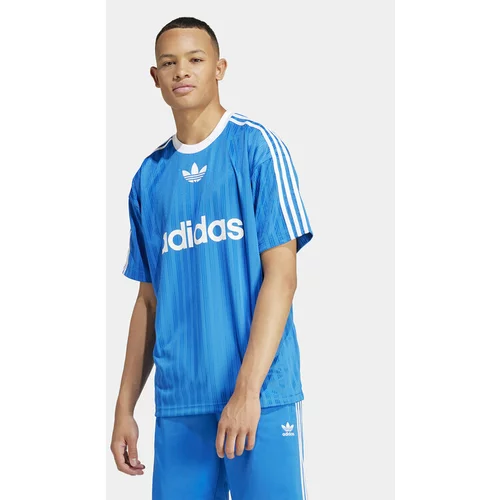 Adidas Majica adicolor IM9456 Modra Loose Fit