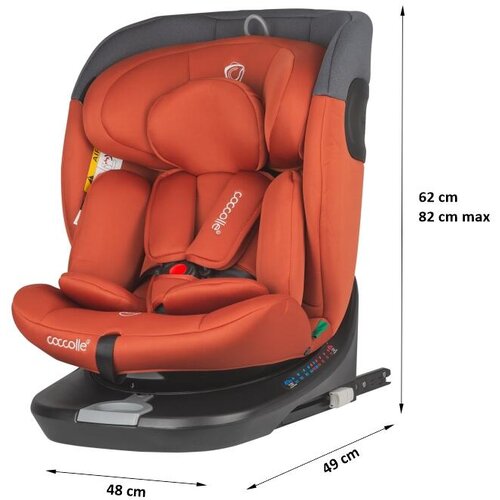 Coccolle Otro&amp;scaron;ki avtosedež Altira 0-36 kg vrtljiv 360 isofix iSize Cimetovo rjava Slike