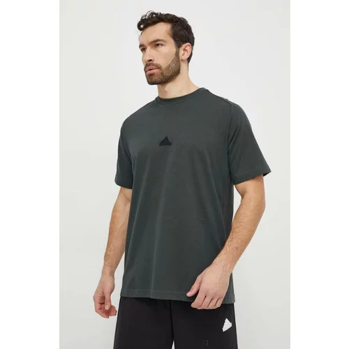 Adidas Majica kratkih rukava Z.N.E za muškarce, boja: zelena, s aplikacijom