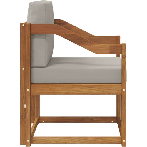  Set vanjskih sofa Čvrsto drvo akacije i poliester Slike