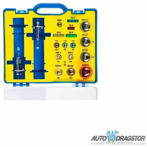  Sijalica 12V garnitura H1 19KOM 9APT96726 Slike