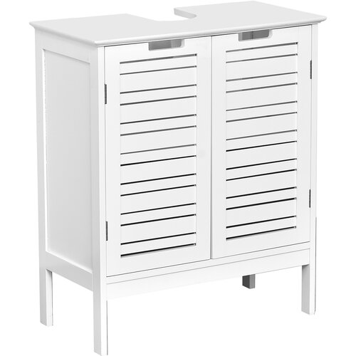 Tendance kupatilski ormarić sa 2 vrata i policom Miami 60x30x70cm mdf, Beli Slike