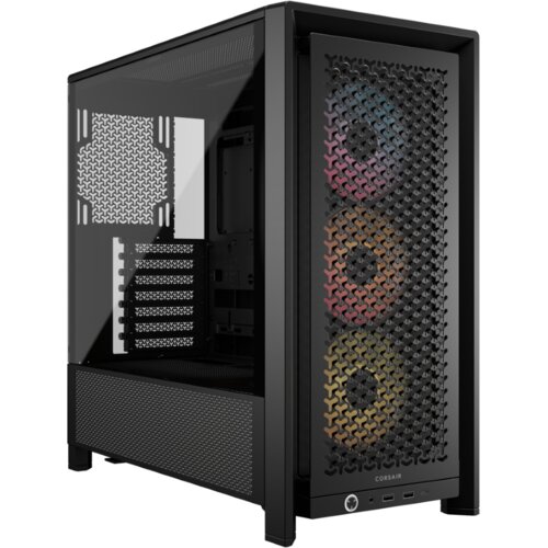 Corsair FRAME 4000D RS ARGB3xRS120 ARGB fans, 360mm rad170mm cooler, 430mm GPU, ATX, Black Cijene