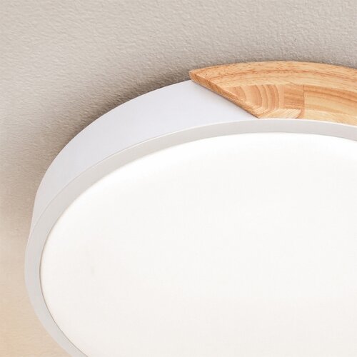  Brilagi - LED plafonsko svetlo PILANA LED/24W/230V hrast/bela prečnika 30 cm Slike