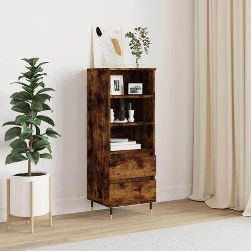  Visoka komoda boja hrasta 40x36x110 cm od konstruiranog drva Cene
