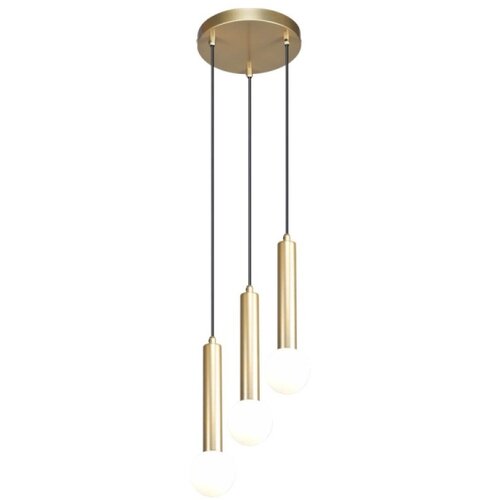  ITALUX PND-33574-3-GD - Luster na sajli FILANO 3xG9/5W/230V zlatna Slike
