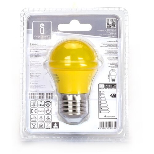 Aigostar led sijalica G45 E27/4W/230V žuta Slike