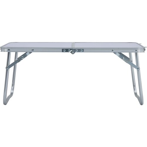  Sklopivi stol za kampiranje bijeli aluminijski 60 x 40 cm Slike
