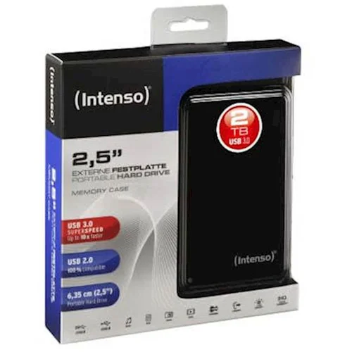 HDD Intenso EXT 2TB MEMORY CASE crni, USB 3.0