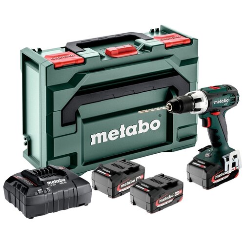 Metabo BS 18 LT SET 602102960 akumulatorska bušilica 18 V 4.0 Ah li-ion uklj. 3 akumulatora, uklj. punjač, uklj. kofer Cijene