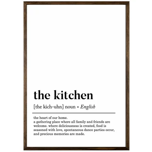 Wallity Plakat z okvirjem 50x70 cm Kitchen – Wallity