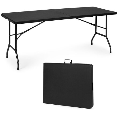  Ugostiteljski stol 180 cm, sklopiv u kofer, crni, ModernHome Cijene