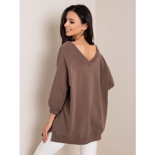 RUE PARIS Sweatshirt-RV-BL-5676.09-brown Cene