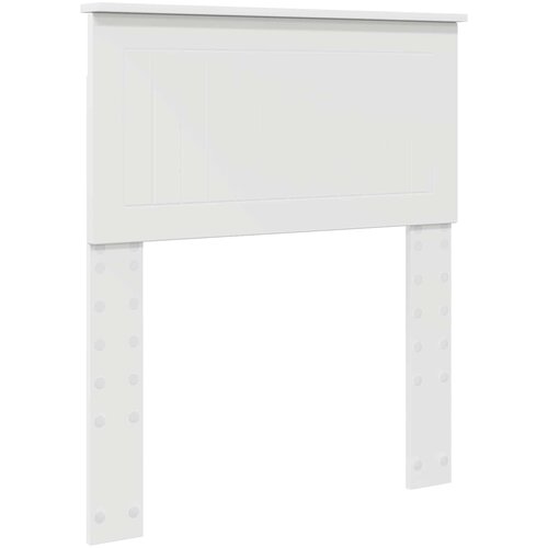  Krevetna konstrukcija Bijelo 75 x 190 cm Čvrsto borovo drvo Slike