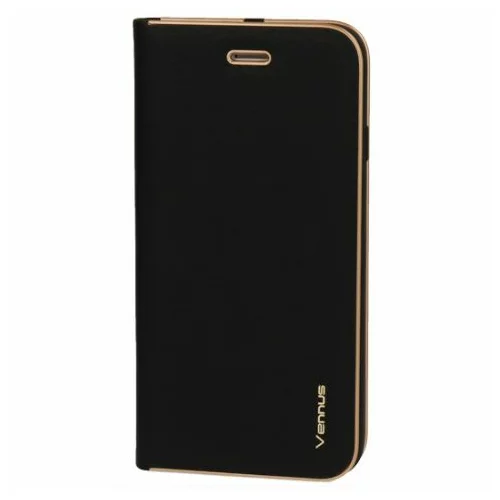 Havana Premium preklopna torbica Samsung Galaxy S22 Plus 5G - črna z zlatim robom
