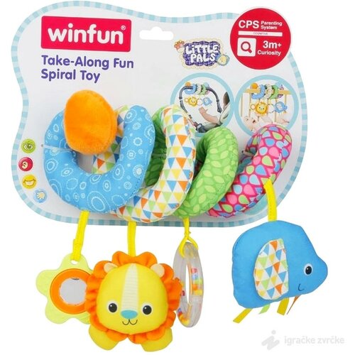 Winfun spiralna plišana igračka za krevetac i kolica Cene
