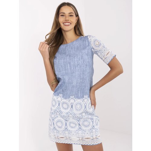 LAKERTA Dress-LK-SK-506836-1.74P-Blue Slike