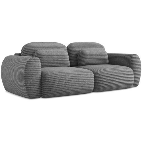 Makamii Tamno siva sklopiva/s prostorom za odlaganje sofa od samta 266 cm Kini &amp;ndash; Slike