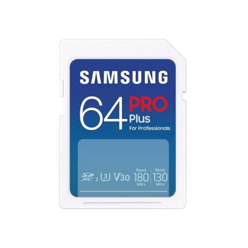 Samsung Memorijska kartica PRO Plus SD Memory Card 64GB MB-SD64S/EU Slike