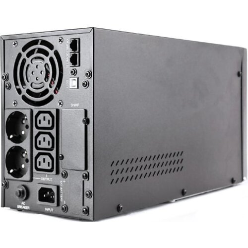 Gembird EG-UPS-PS2000-02 2000VA (1600W) pure sine wave UPS, LCD display, 2xSchuko + 3xC13 USB Cene