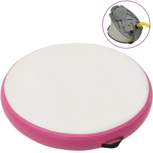 vidaXL Gimnastička prostirka na napuhavanje 100x100x20 cm PVC roza Cene