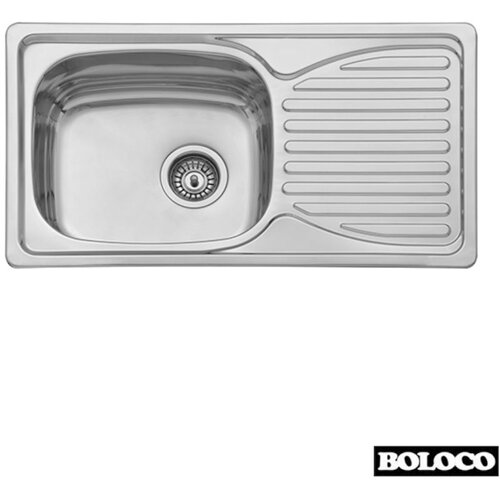 Boloco Ugradna sudopera BL 905 inox ø90 78x43cm Cene