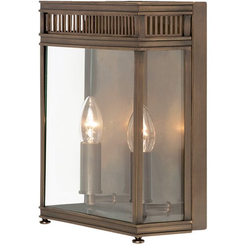 Elstead Lighting Elstead Holborn Zunanja srednja stenska svetilka s pol-lučjo, temno bronasta, IP44, E14, (22099922) Cene