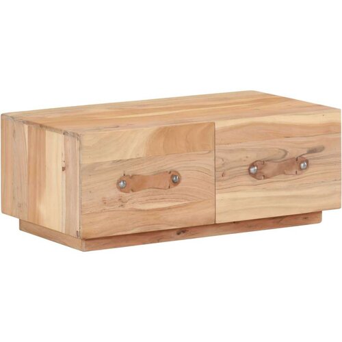  Stolić za kavu 90 x 50 x 35 cm od masivnog obnovljenog drva Slike