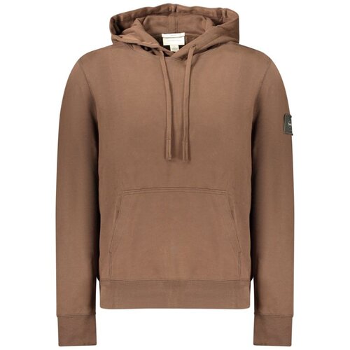 Calvin Klein mu&amp;scaron;ka hoodie dukserica smeđa Slike