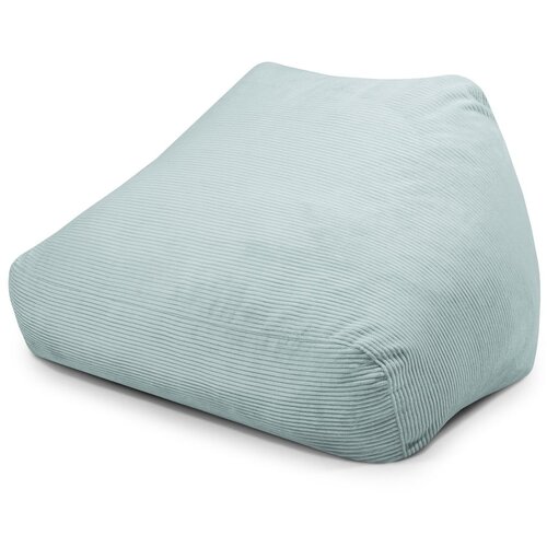 SLOWDOWN Mentolno zelena vreča za sedenje iz rebrastega žameta Sofa Snug – Cene