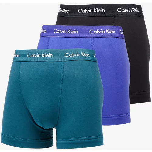 Calvin Klein 3 PACK TRUNKS - STRETCH Muške bokserice, crna, veličina