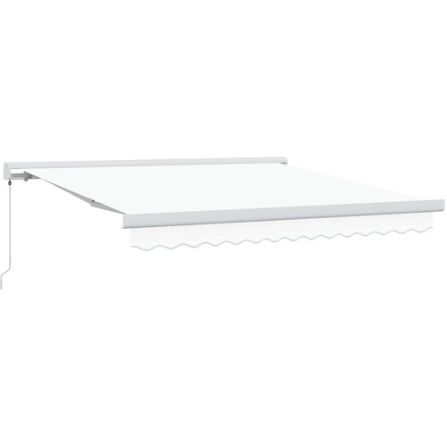  Skrovita tenda Bijelo 300 x 250 cm Tkanina i Metal Cijene