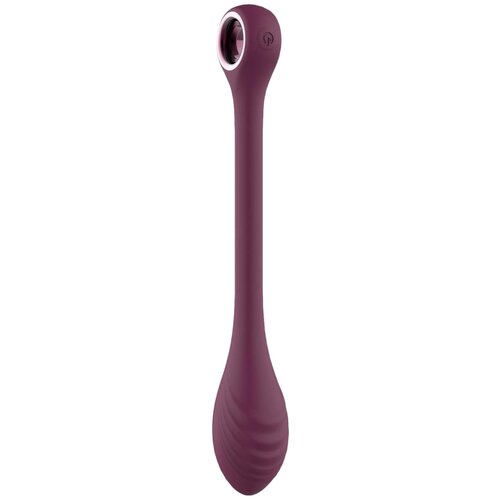  Glam - Vodoodporen vibrator z možnostjo polnjenja, nastavljiv za točko G (vijolična) Cene