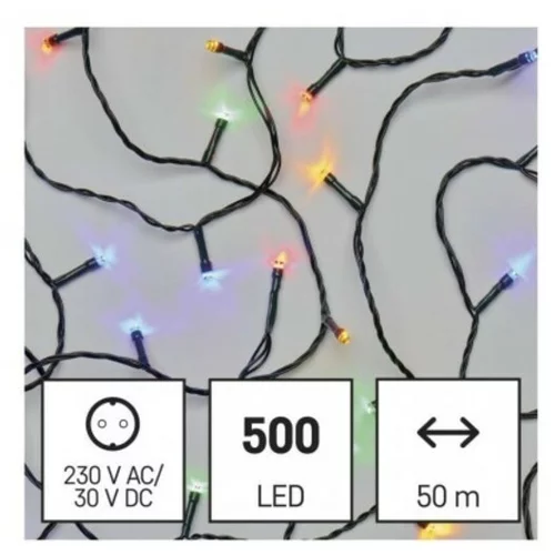 Emos lighting LED božična veriga 50 m, večbarvna D4AM06