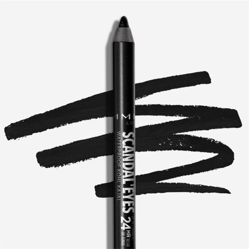 Rimmel London Scandal Eyes Kajal 24HR vodoodporno črtalo za oči 1,3 g odtenek 001 Black Cene
