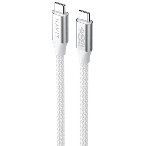 Havit CB6290 - USB Type C to USB Type C cable, 1 m (white /grey) Cijene