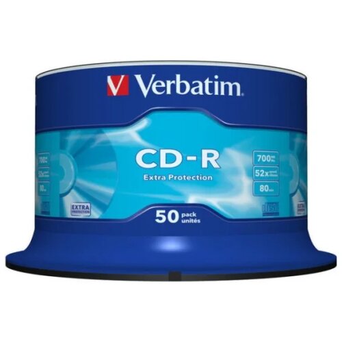  CD-R,VERBATIM,700 MB,52X,spindle 50 kom,EXTRA Cijene
