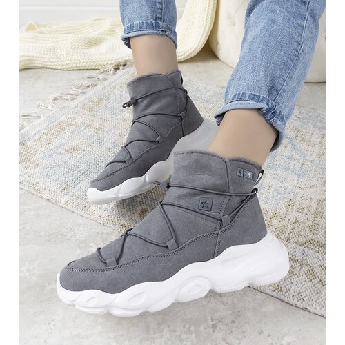 Big Star Gray stylish women&amp;#039;s snow boots Slike