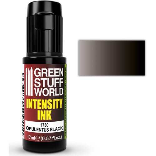 Green Stuff World intensity ink opulentus black 17ml | crni akrilni ink za minijature Cene
