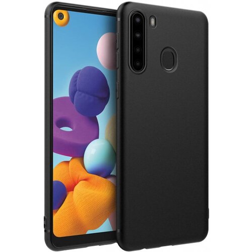  ovitek za Samsung Galaxy A21s A217 - mat črn Slike