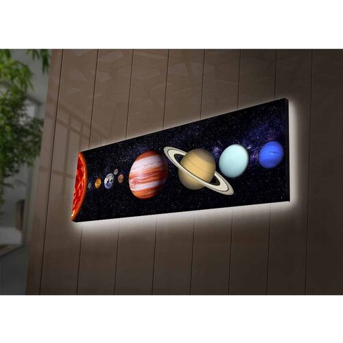 WALLXPERT 3090NASA-014 Vi&scaron;enamenska LED Osvetljena Platna Slika Cene