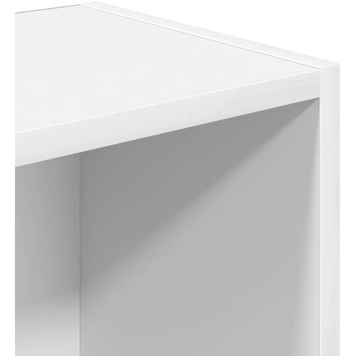  Regal za knjige bijeli 31x24x102 cm konstruirano drvo Slike