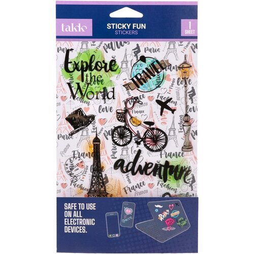 Takk Sticky Fun, stikeri, putovanje Cene