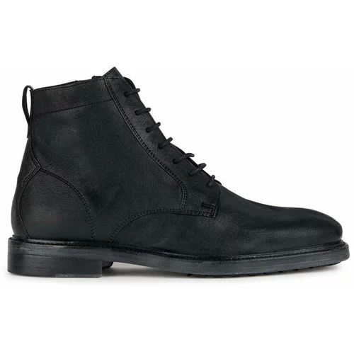 Geox Kožne cipele U AURELIO B za muškarce, boja: crna, U36F7B 000TU C9999
