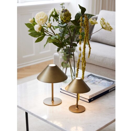 Halo Design 800841 - HYGGE stona LED lampa 3W, prigu&amp;scaron;iva, punjiva (4000 mAh), IP54, mesing Slike